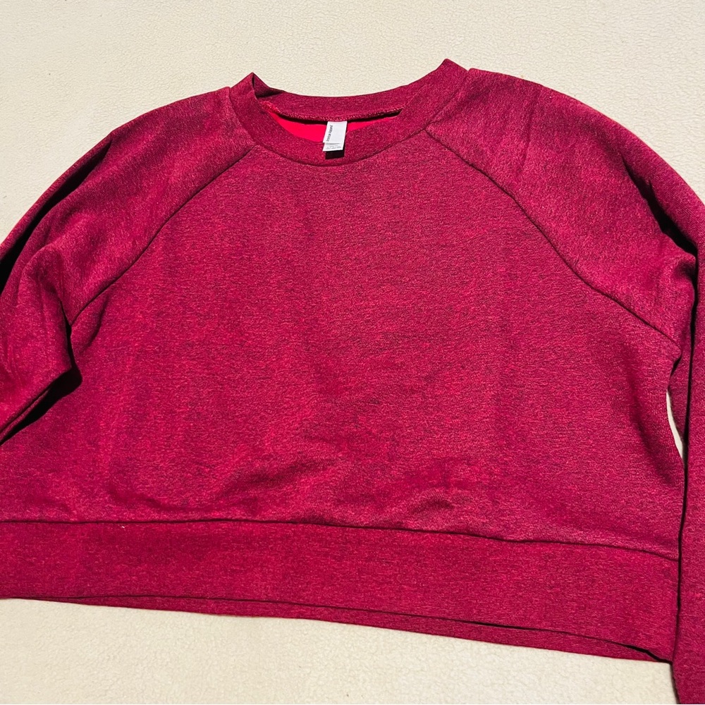 American Apparel Red Crewneck Sweatshirt